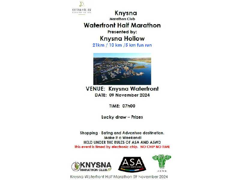 Knysna Waterfront Half Marathon